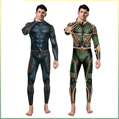 Autumn Halloween Costume Digital Printing Role-playing Tights — detail