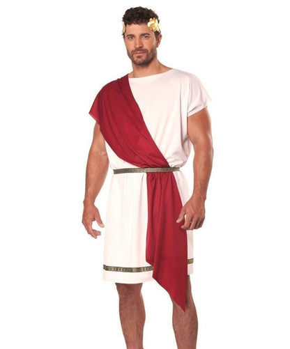 Halloween Cosplay Ancient Greek King Gladiator Costume Couple Outfit Stage Costume — back view