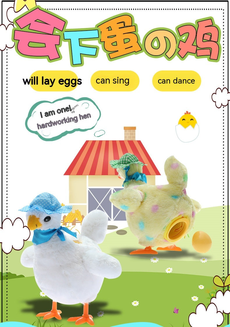 Plush Toy Under Laying Hens Electric Plush | Magic Stories