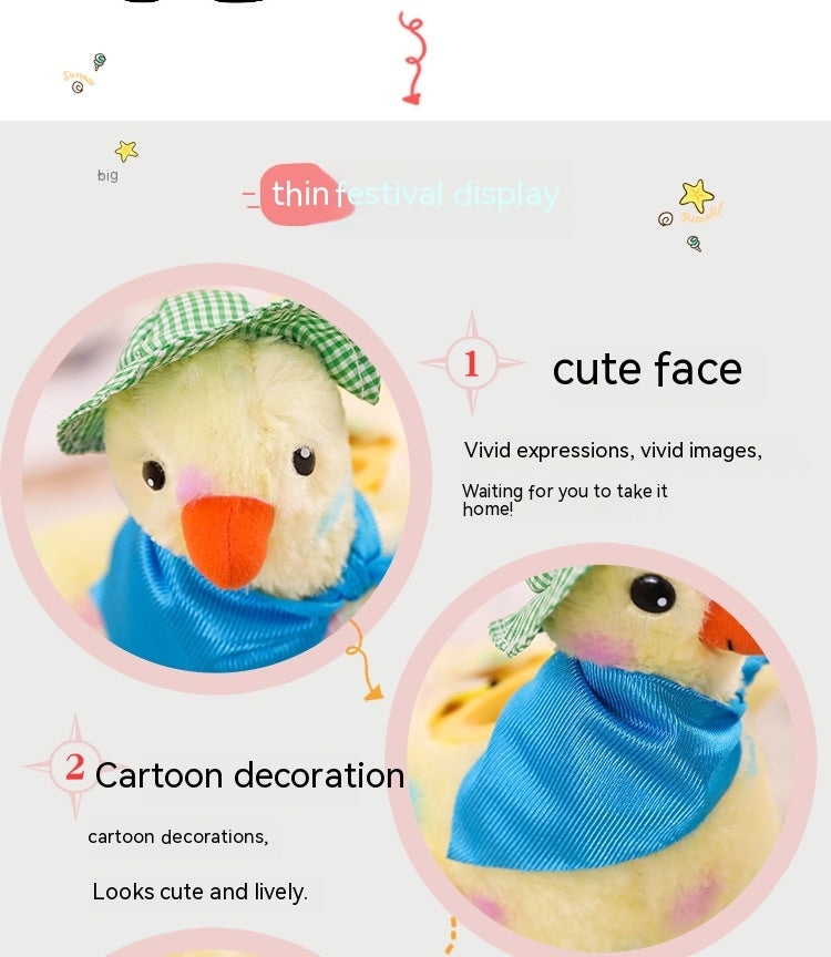 Plush Toy Under Laying Hens Electric Plush | Magic Stories