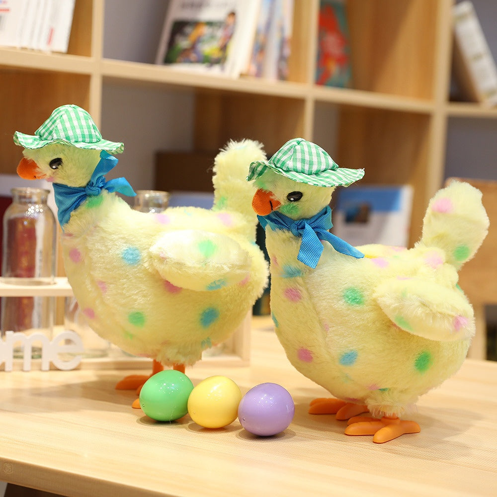 Plush Toy Under Laying Hens Electric Plush | Magic Stories