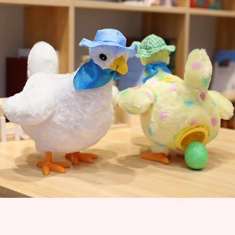 Plush Toy Under Laying Hens Electric Plush | Magic Stories