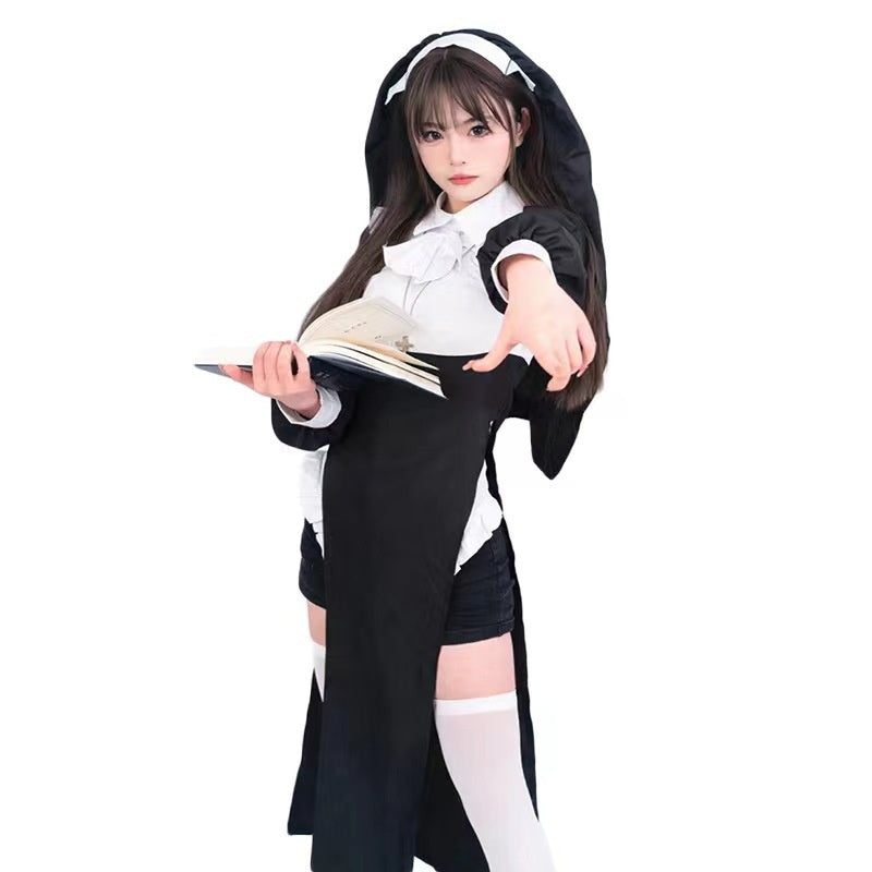 In Stock Nun Cos Tight Clothes Sexy Change | Magic Stories