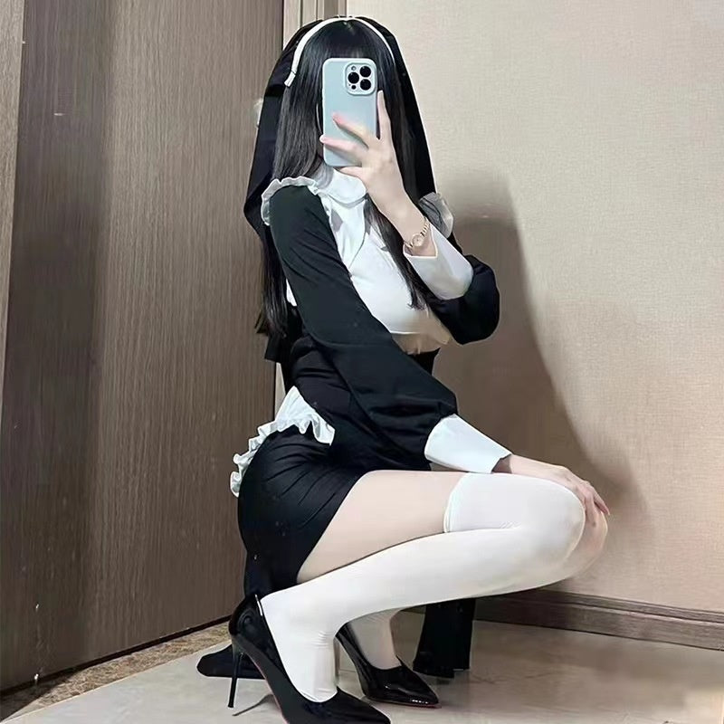 In Stock Nun Cos Tight Clothes Sexy Change | Magic Stories