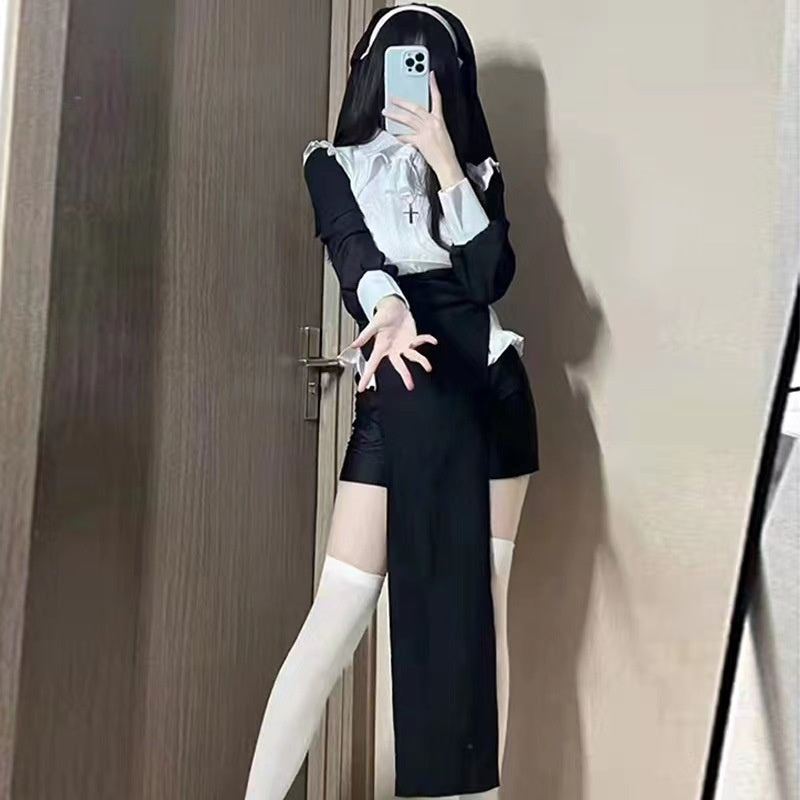 In Stock Nun Cos Tight Clothes Sexy Change | Magic Stories