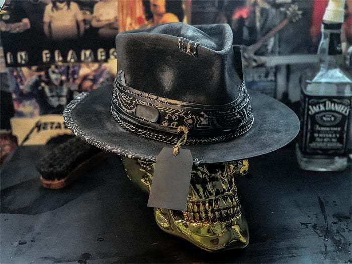 Handmade Skull Hat Plush Cowboy Hat | Magic Stories