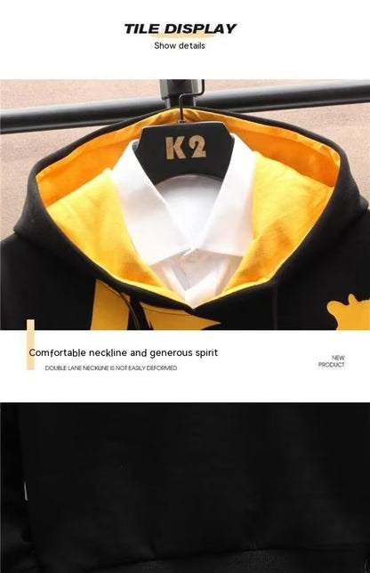 Anime Fleece-lined Thickened Hooded Sweatshirt — packaging