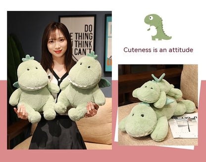 Cute Dinosaur Doll Angel Green Dinosaur | Magic Stories