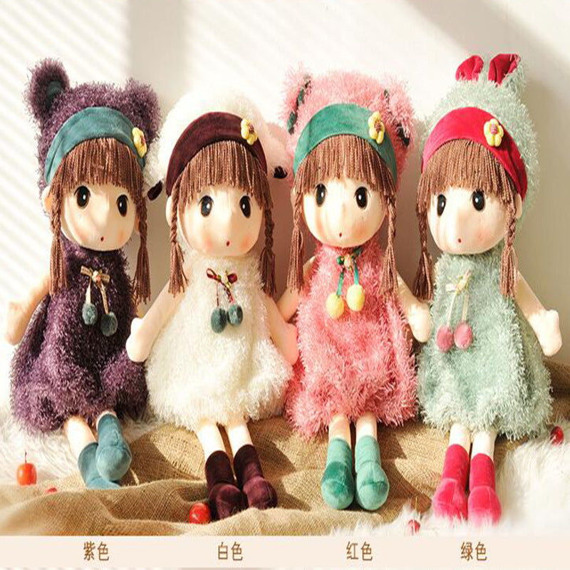 Kawaii Rag Doll Plush Toy — back view