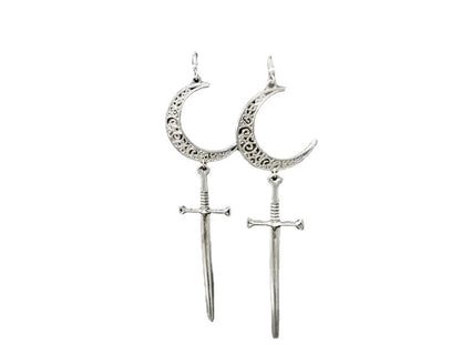 Women's Long Sword Earrings Halloween | Magic Stories