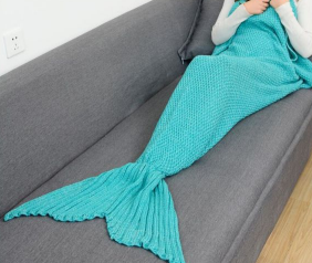 Mermaid Tail Knitting Sleeping Blanket | Magic Stories