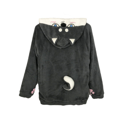 Shiba Inu theme hooded jacket anime sweater — in use