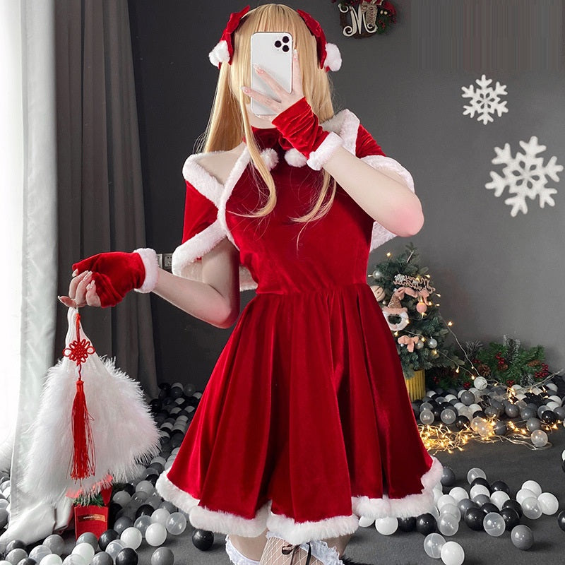 Christmas Women Dress Lady Santa Claus | Magic Stories