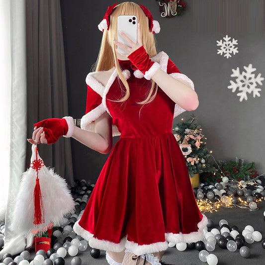 Christmas Women Dress Lady Santa Claus | Magic Stories
