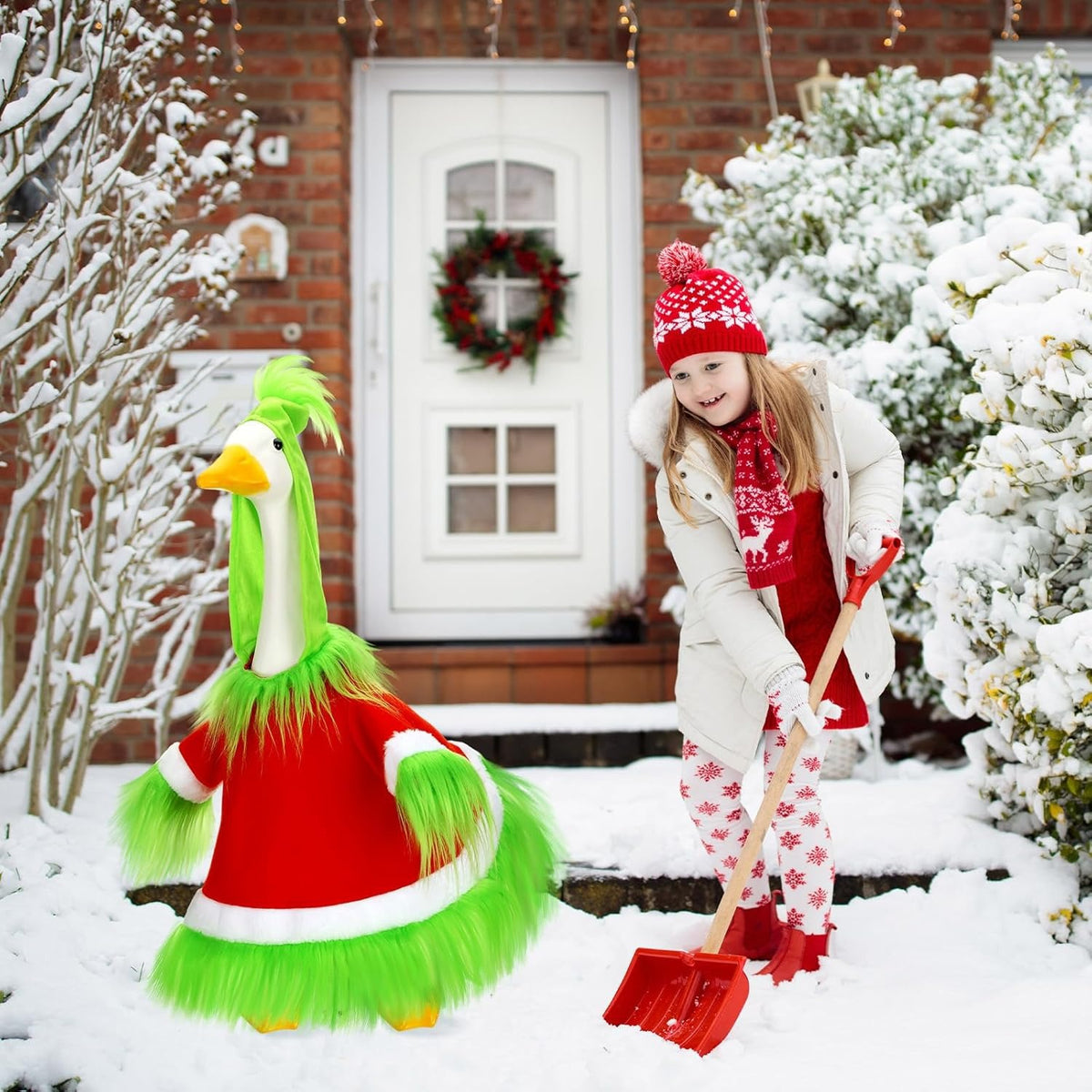Green Monster Santa Claus Costume | Magic Stories