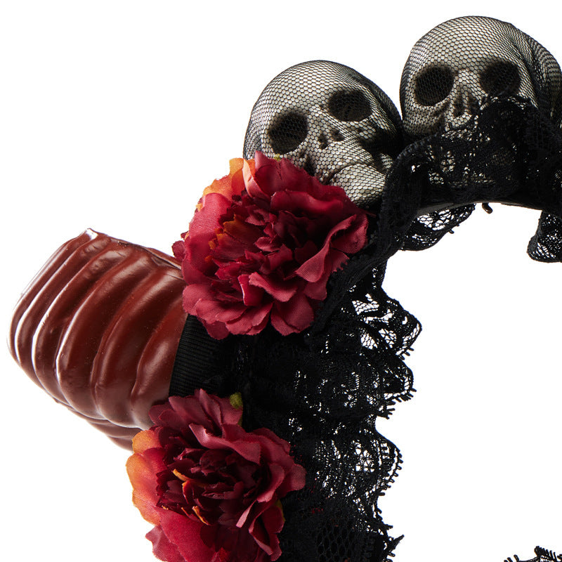 Lace Rose Headband Lolita Halloween | Magic Stories