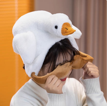 Funny Big Goose Plush Children's Airbag Cap | Magic Stories