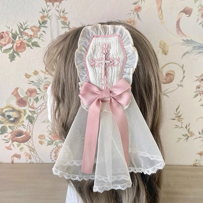 Dark Goth Doll Lolita Halter Dress — back view