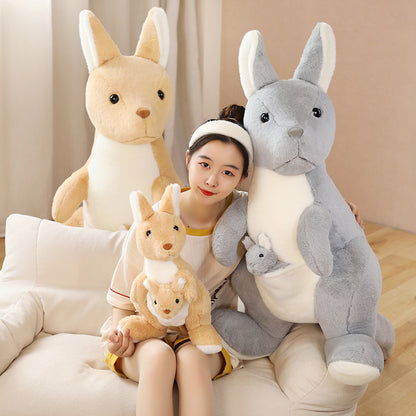 Kangaroo Plush Mother And Child Plush Toy | Magic Stories