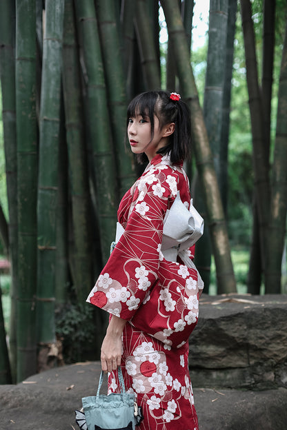 Japanese kimono yukata women dress kimono — detail