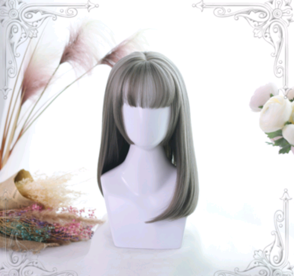 Lolita Wig Ji Fazhong Long Straight Wig Air | Magic Stories