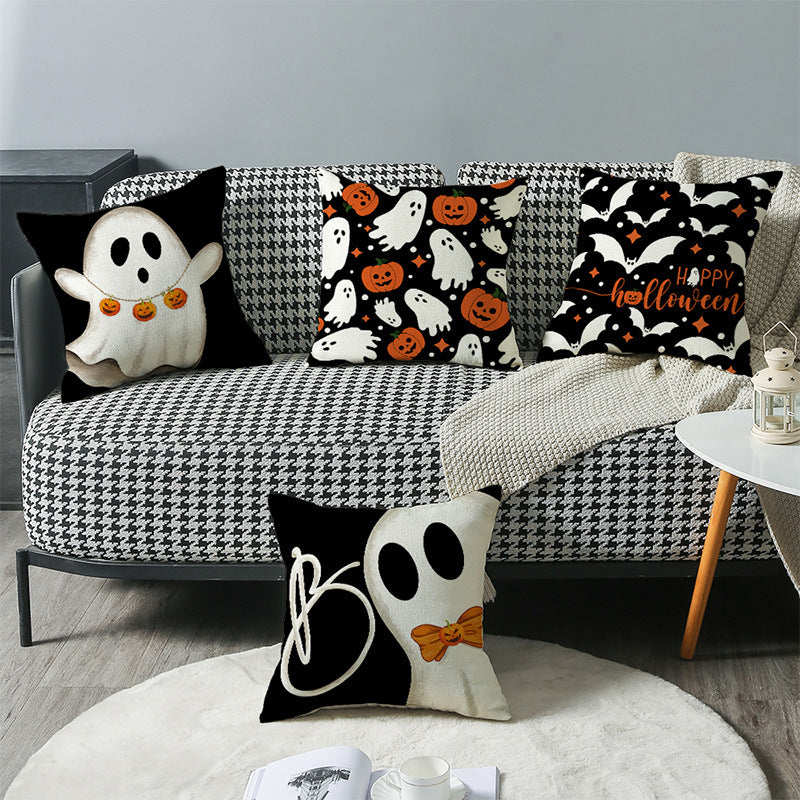 Halloween Printed Pillowcase — detail