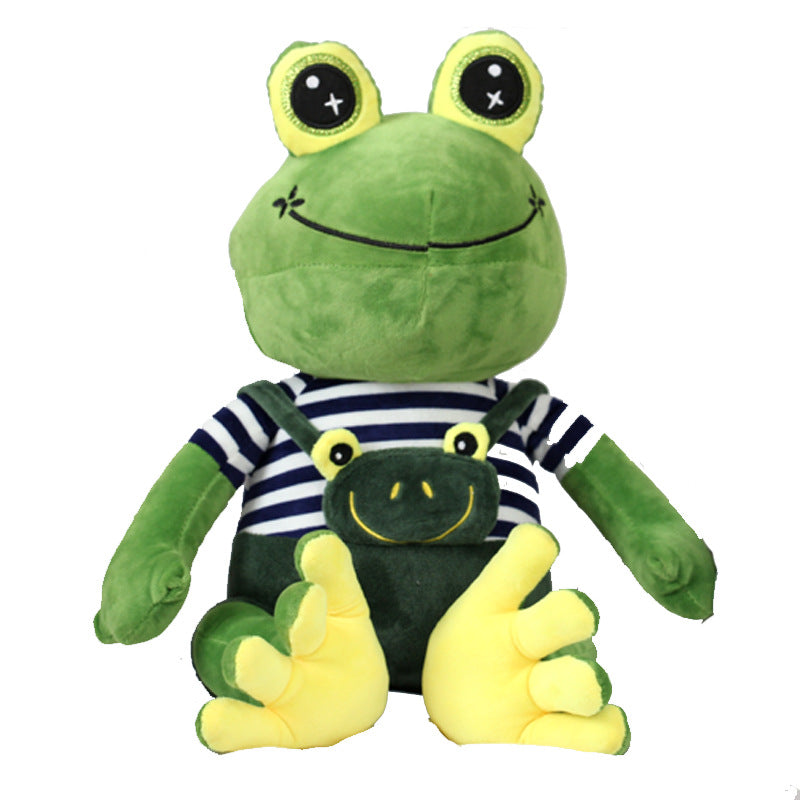 Teddy Frog Soft Stuffed Plush Toy — scale reference