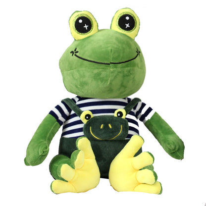 Teddy Frog Soft Stuffed Plush Toy — scale reference