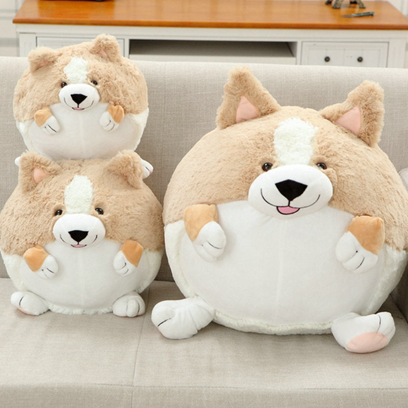 Fluffy spherical corgi plush toy | Magic Stories
