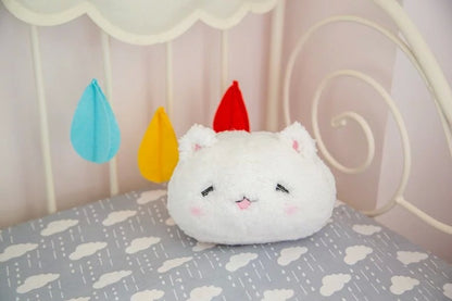 White Rabbit Plush Toy Stuffed Cute Bunny Toy Home Decor Bunny Pillow Spherical Cushion Anime Characters Birthday — detail