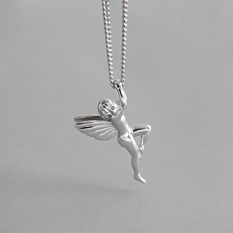 Harajuku Wind Guardian angel necklace | Magic Stories