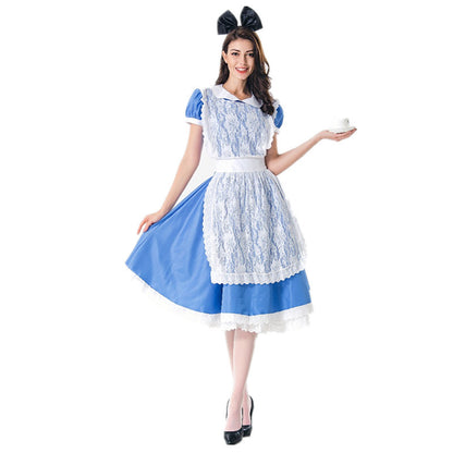 Maid Costume Uniform Costume — back view