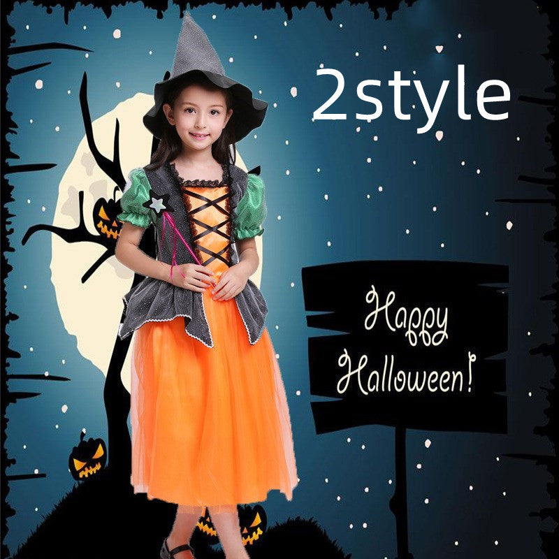Halloween children Costume Princess Costume — side view