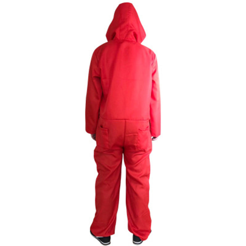 Halloween Cosplay Costume Red One-piece — detail