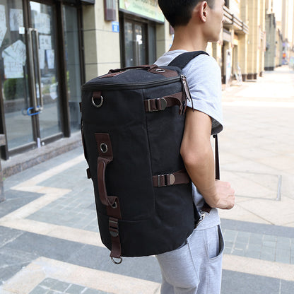 Backpack, English man backpack, student sports backpack Backpack — back view