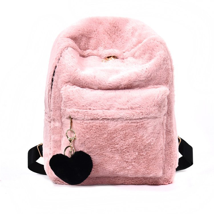 Plush backpack female bag college style | Magic Stories