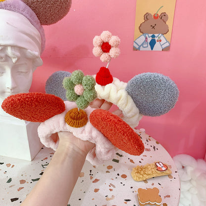 Small flower headband with cat ears — packaging