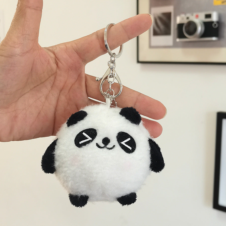 Cute Cartoon Panda Plush Keychain | Magic Stories