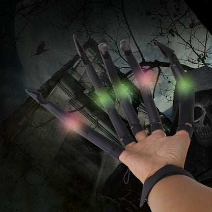 Halloween Finger Joint Glow Claw Party Prop — side view