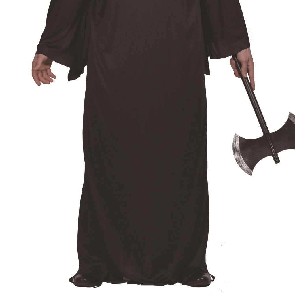 Halloween Costume Cold Black Robe Props Costume — back view