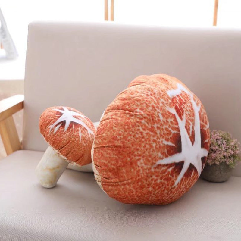 Fashion Small Mushroom Pillow Doll Plush Toy — side view