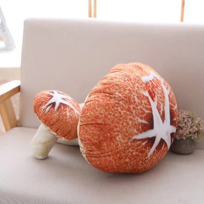 Fashion Small Mushroom Pillow Doll Plush Toy — side view