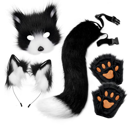 Halloween Plush Fox Mask Set Cosplay | Magic Stories