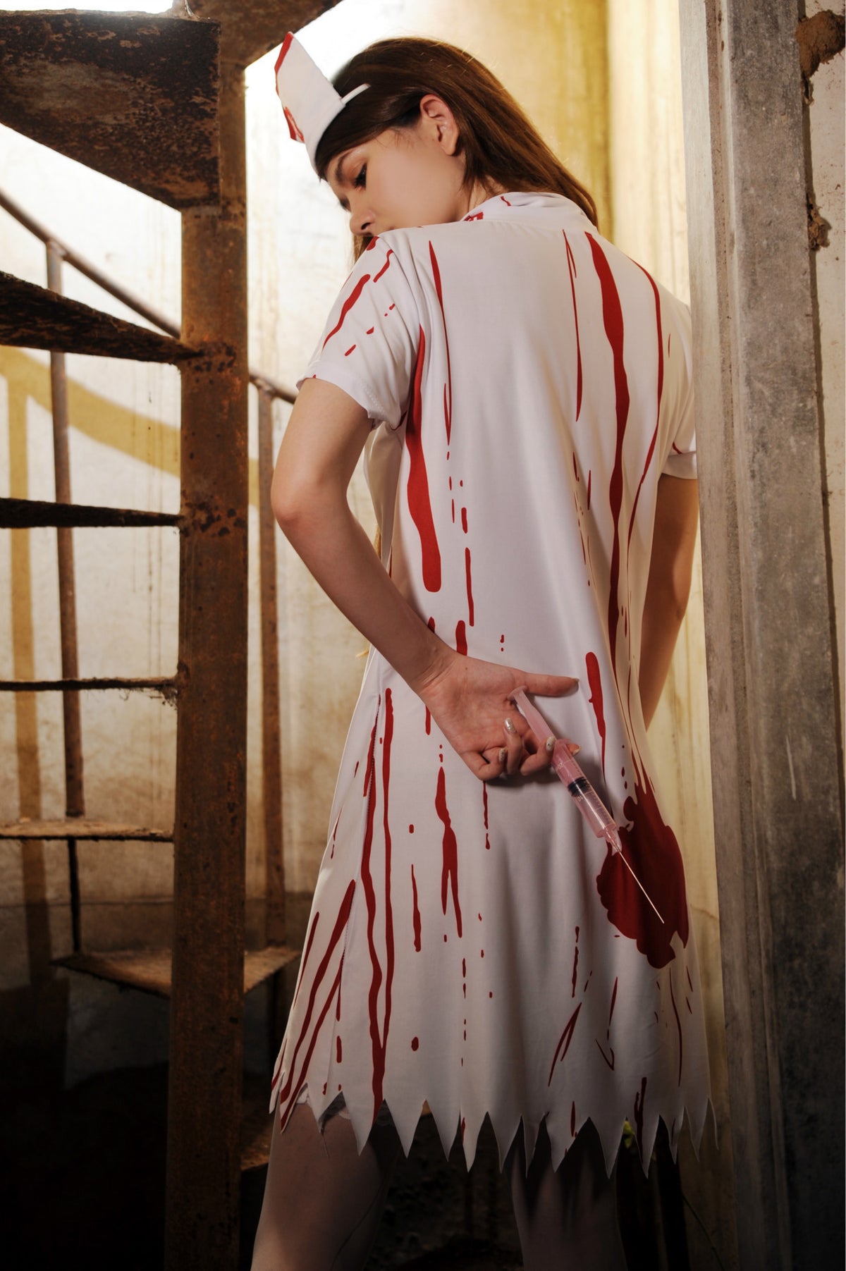 Zombie Cosplay Costume — scale reference