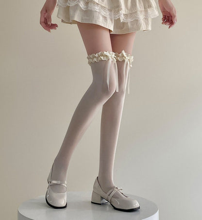 Lolita Lace-up Stockings For Women, Summer | Magic Stories