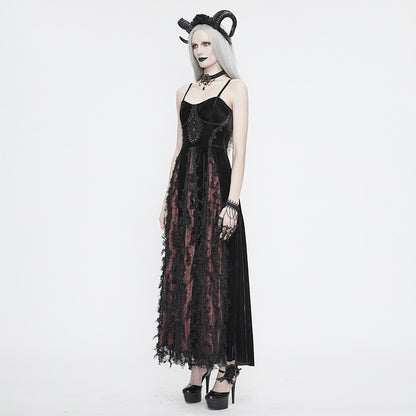 Vintage Gothic Fashion Women's Sling Dress | Magic Stories