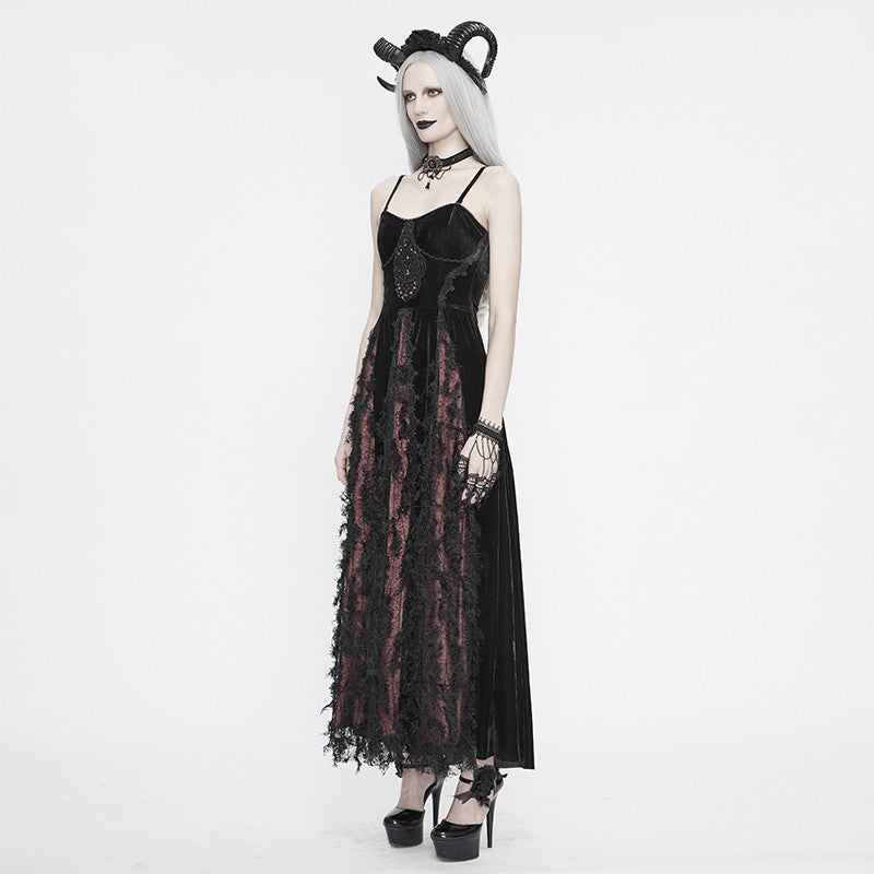 Vintage Gothic Fashion Women's Sling Dress | Magic Stories