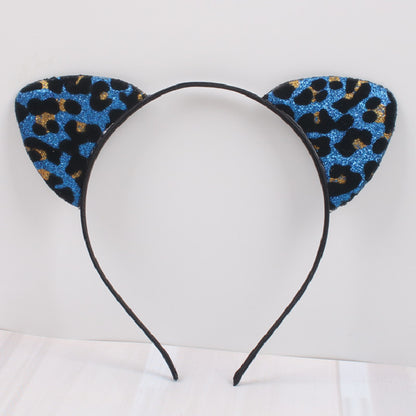 New Glitter Flocking Cat Ears Headband | Magic Stories
