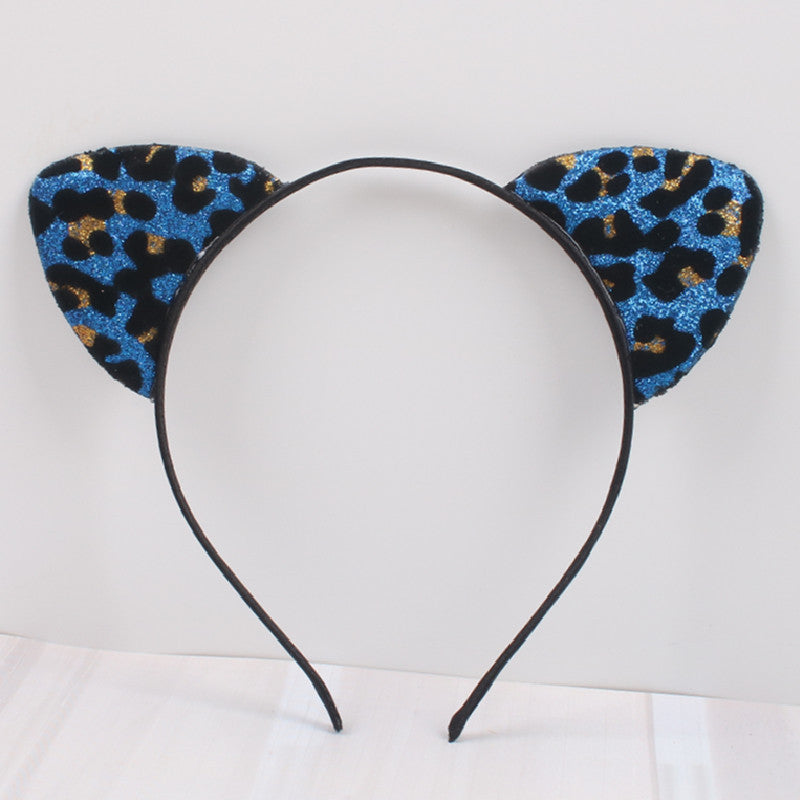 New Glitter Flocking Cat Ears Headband | Magic Stories