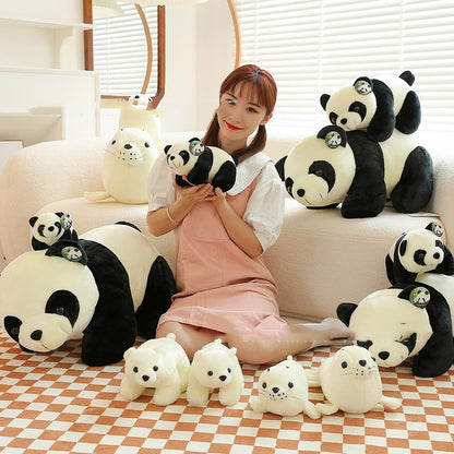 Cute Panda Polar Bear Doll Plush Toys | Magic Stories